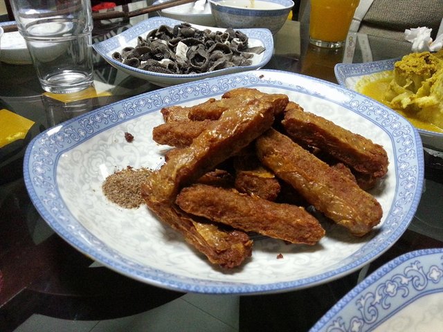 炸松肉