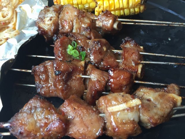 烤猪排肉