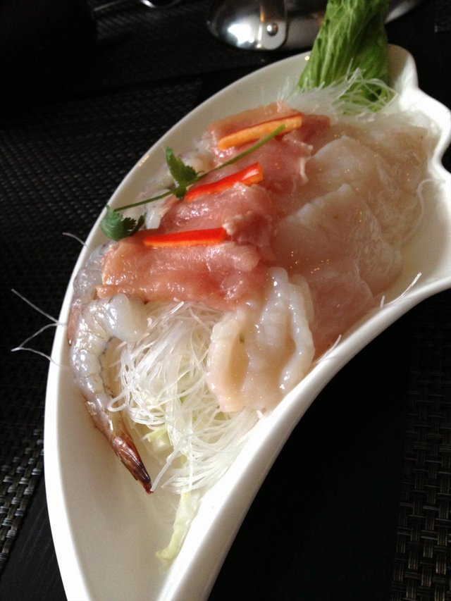 搭配的海鲜