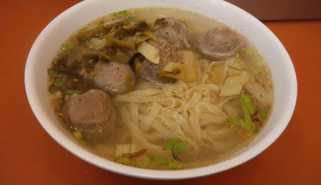 酸辣牛筋丸面