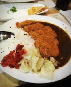 和风猪排咖喱饭