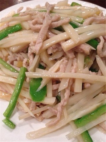 冬笋肉丝