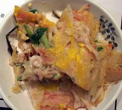 海鲜葱煎饼