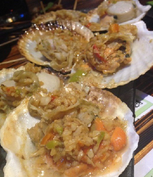 烤扇贝