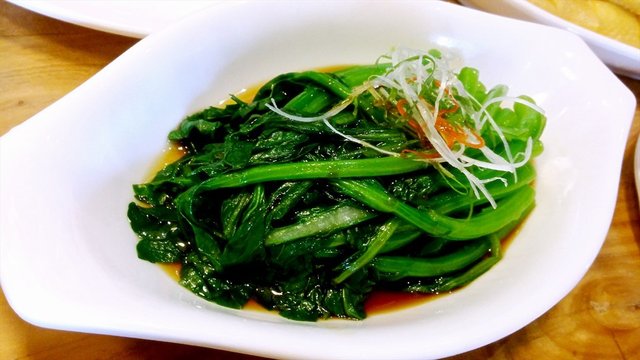 白灼时蔬