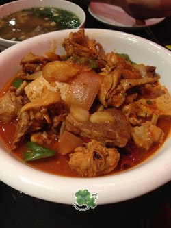鸡肉稍有些柴