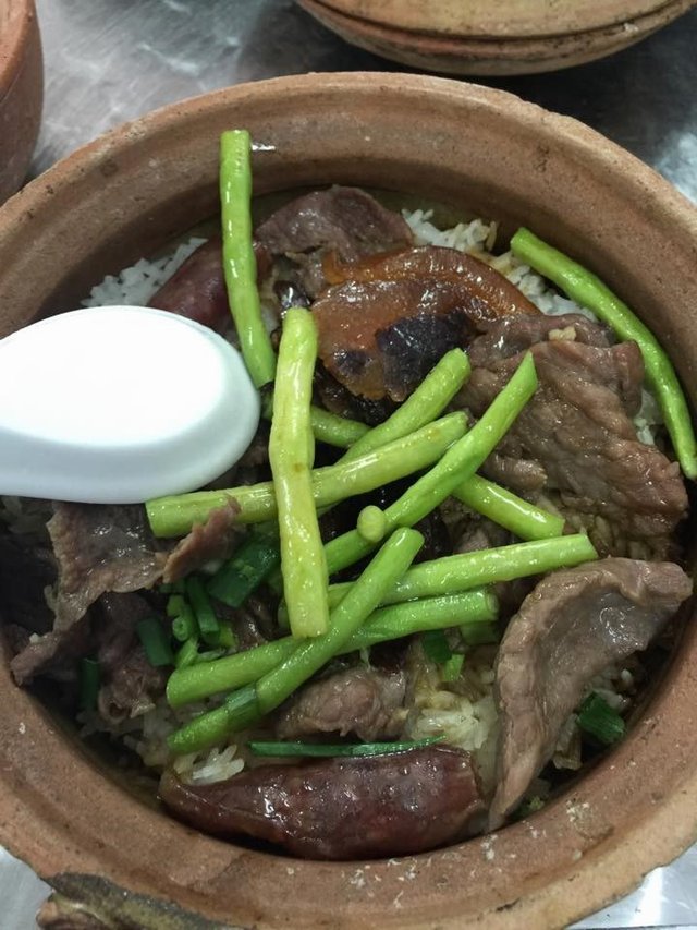 牛肉腊味饭