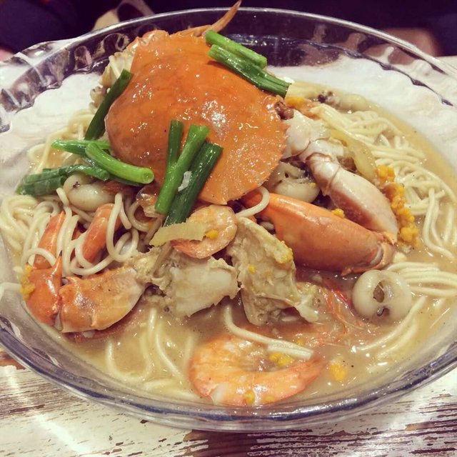 膏蟹拌面