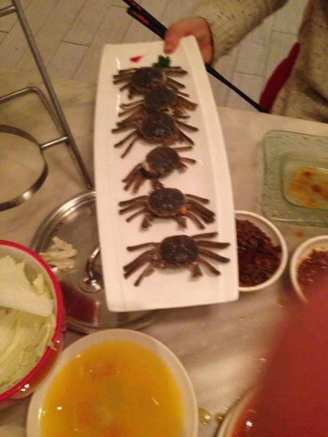 蟹黄墨鱼滑