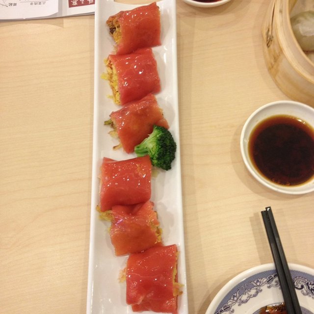 鲜虾红米脆皮肠