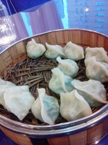 茴香鸡蛋蒸饺