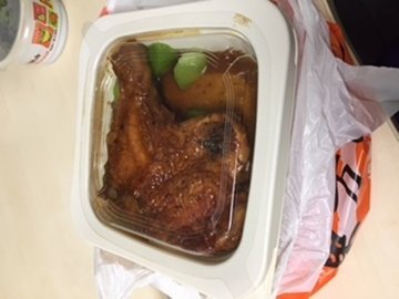 照烧大鸡腿饭