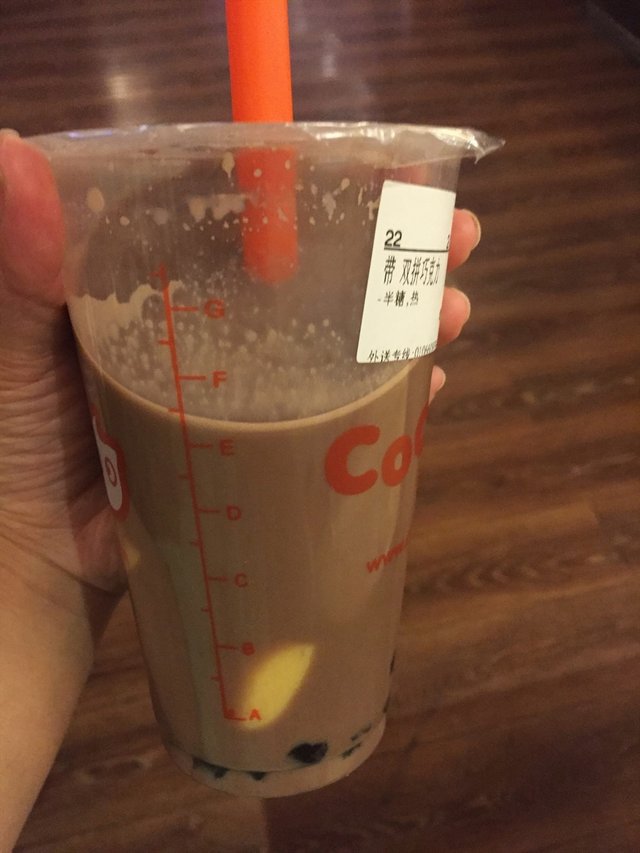 布丁巧克力奶茶