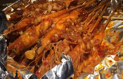 秘制串烧虾