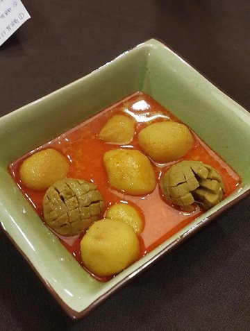 咖喱鱼蛋芝士丸