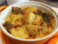 椰汁咖喱牛腩焗饭