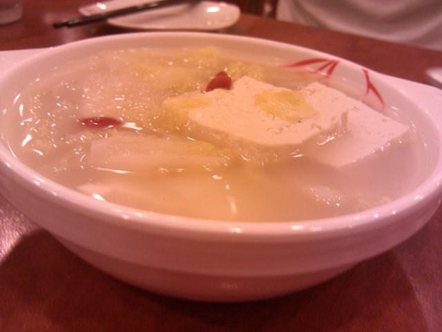 白菜豆腐汤