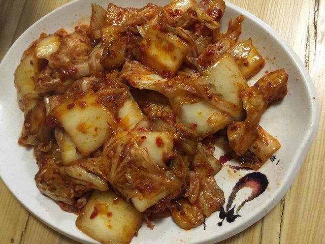 辣白菜炒五花肉