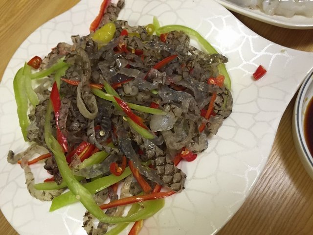 特色拌鱼皮
