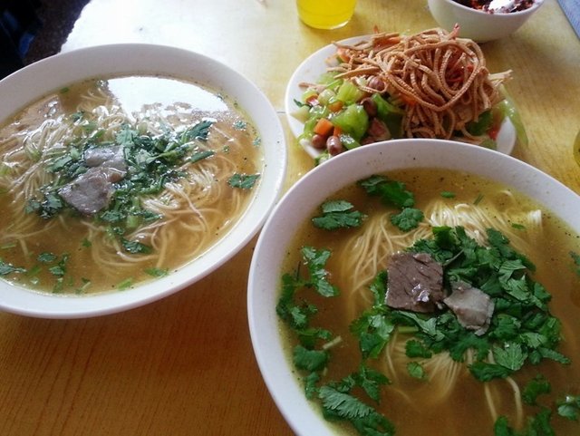 小碗毛细拉面
