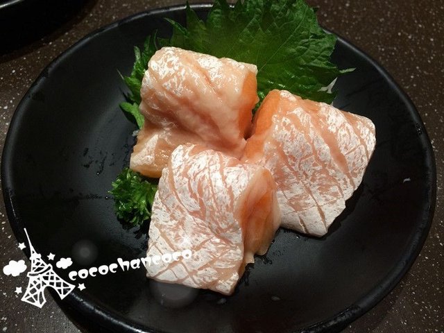 三文鱼腩刺身