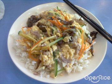 我最爱的木须肉盖浇饭
