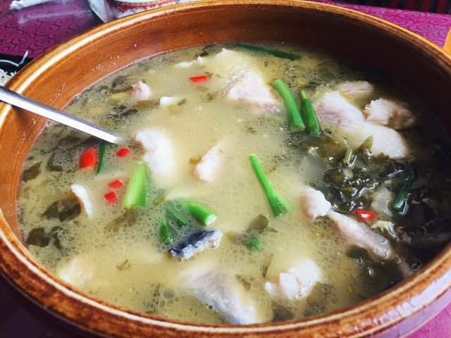 酸菜鱼片