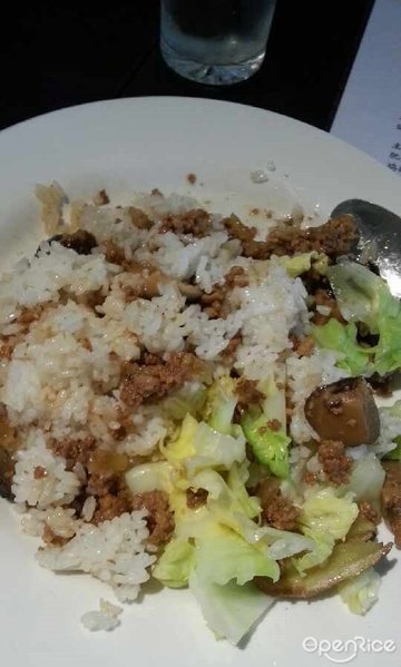 白菜肉末炒饭