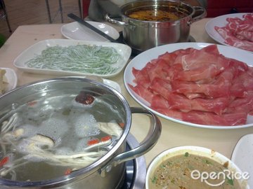 菌汤锅及涮品