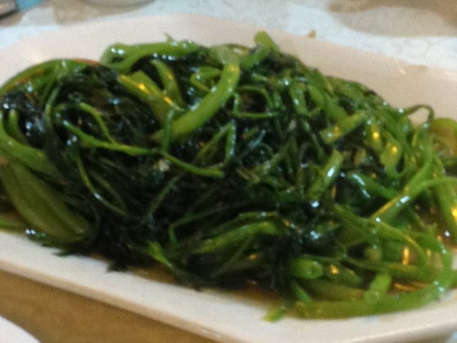 椒丝腐乳炒通菜