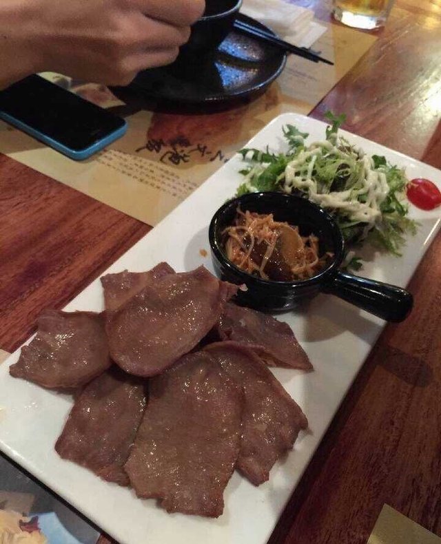 汁烤双味牛舌