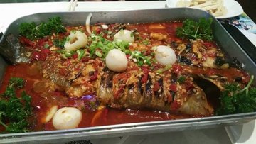 香辣荔枝烤鱼