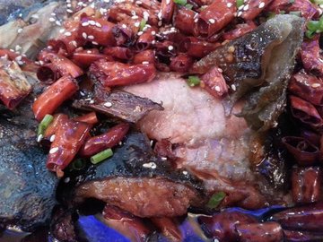 香辣烤鲶鱼