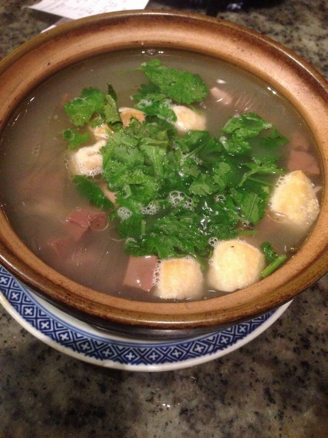 鸭血粉丝汤