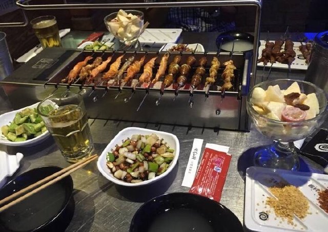 五花牛肉串