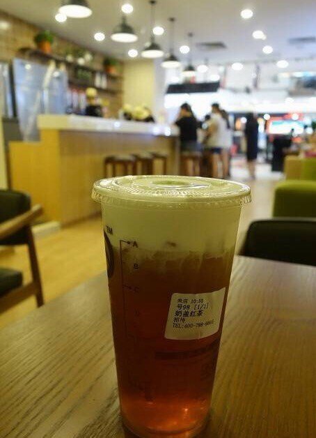 奶盖红茶