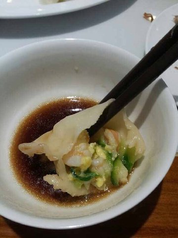 黄瓜鲜虾水饺