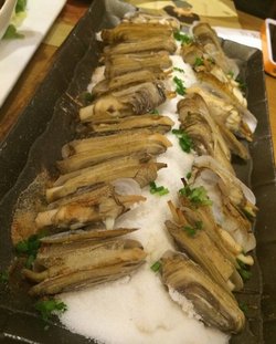 盐烤竹蛏