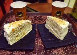 榴莲千层蛋糕
