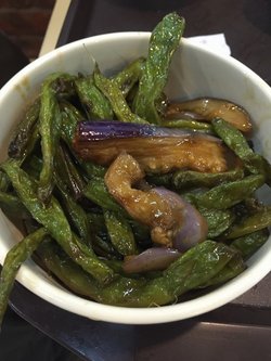 豆角炖茄子