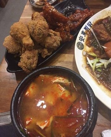 双拼炸鸡