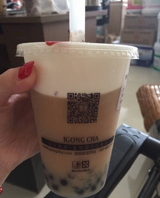 奶盖珍珠奶茶