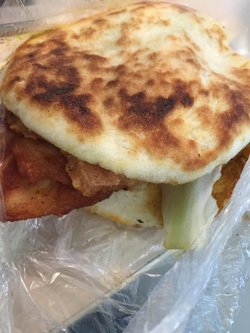 烧饼夹里脊