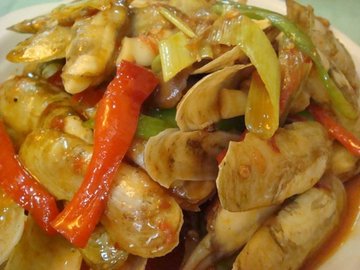 辣炒蛏子