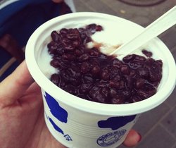 红豆双皮奶