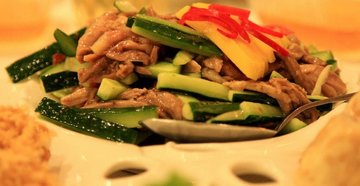 泰式鸭肉丝