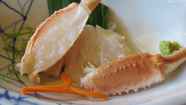 蟹肉刺身