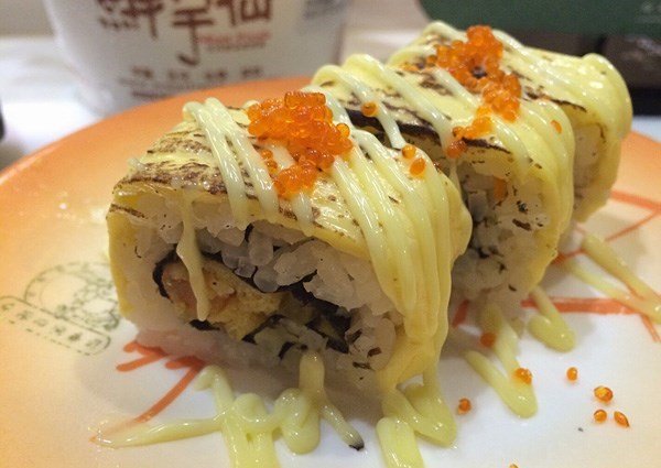 芒果芝士虾卷