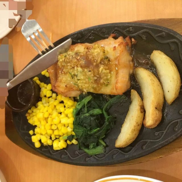 蒜香鸡扒