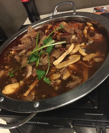 原味牛板筋火锅